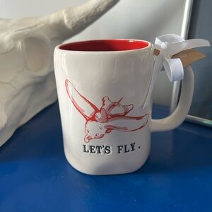 Rae Dunn Disney Dumbo the Flying Elephant Let’s Fly Mug